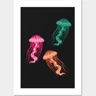 Drifting Jellyfish Posters and Art